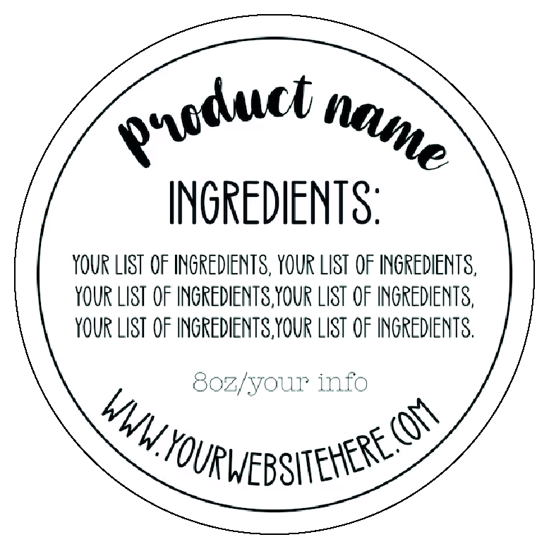 Make Ingredients Label Ingredients Labels | Custom Labels & Stickers | Labelin